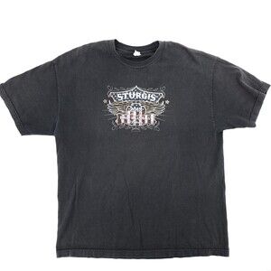 Sturgis Black Hills Rally 2011 Shirt Adult Extra Large Biker Alstyle 75th year